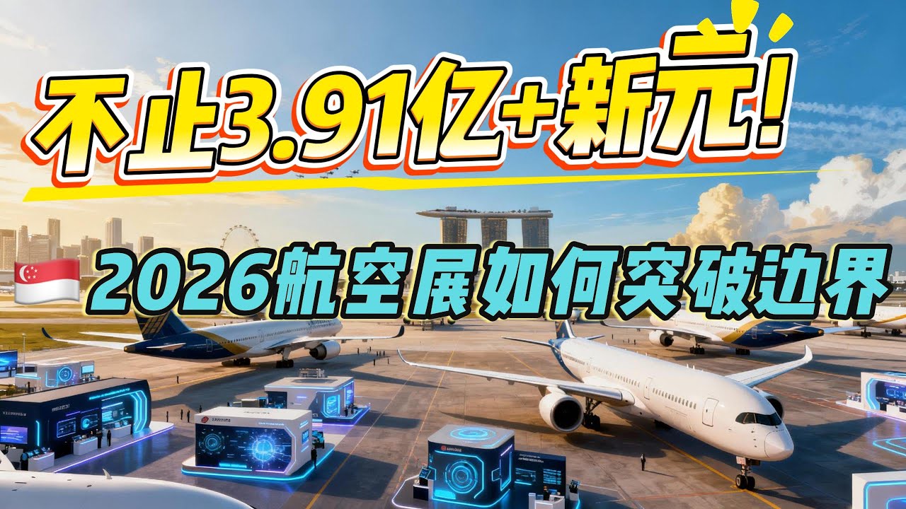 航空展的“新加坡模式”：“小红点”如何用一场盛会撬动价值1.8万亿美元的未来产业？