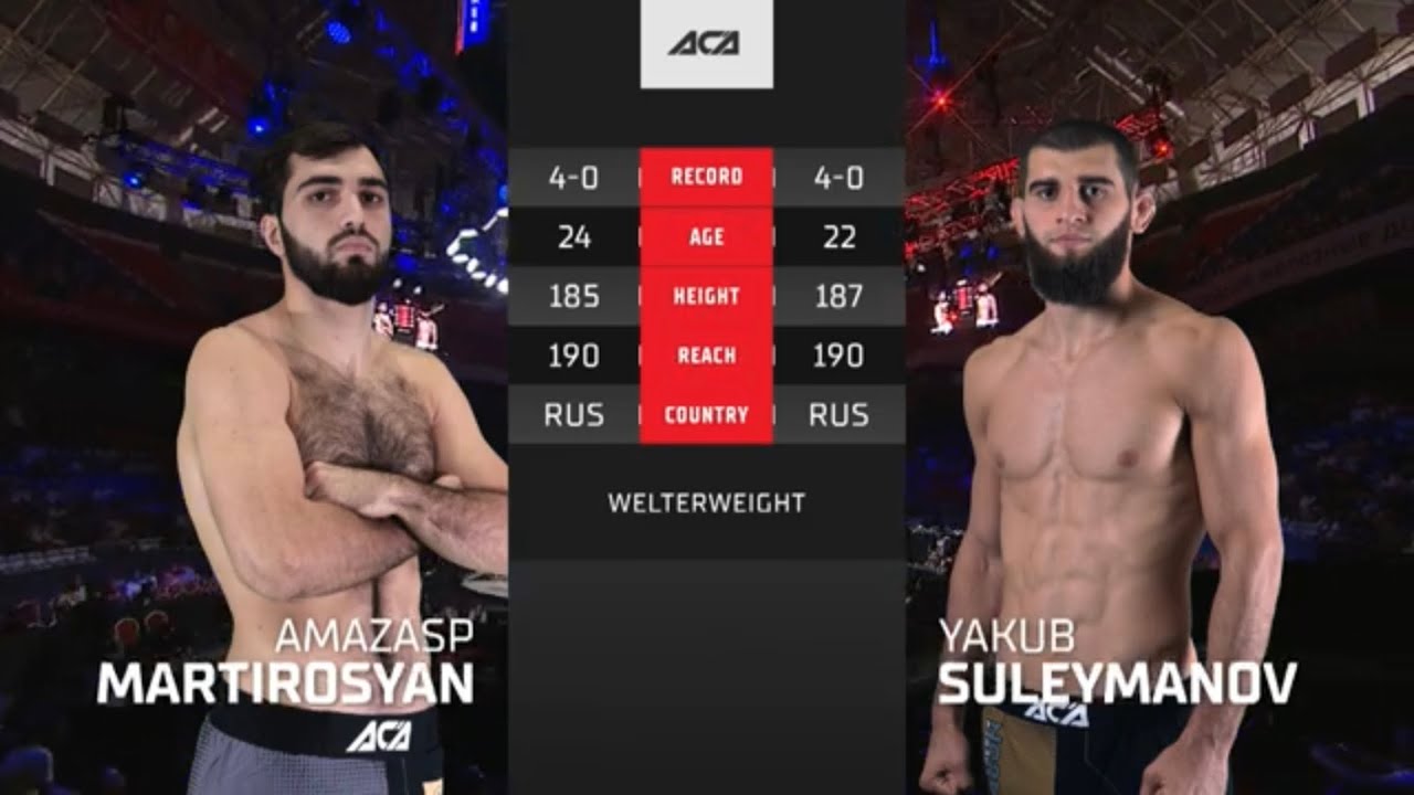 Амазасп Мартиросян vs. Якуб Сулиманов | Amazasp Martirosyan vs. Yakub Sulimanov | ACA 162