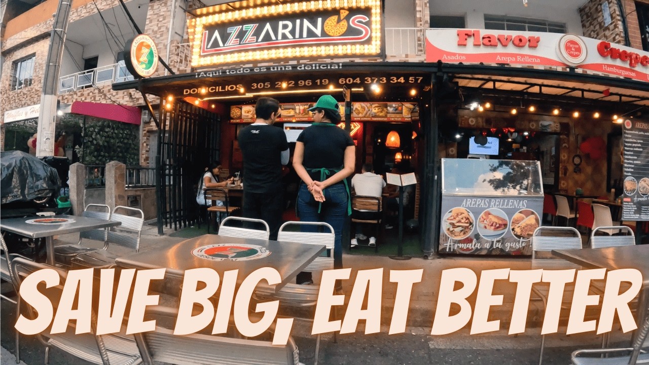 Beyond the Tourist Traps 🍔| Medellín's secret spot for DELICIOUS & DIRT CHEAP Food! 🍨🍸🍺