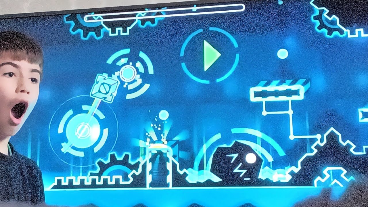 James seek bunzo and bron plays geometry dash all 3 demons and geometry dash blizzard and gd breeze