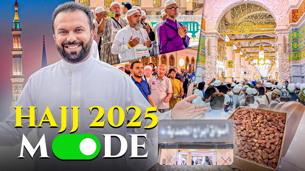 HAJJ MODE Activated 🟢 in Madinah | How to Say Salam to Prophet ﷺ 🤍 Secret Market Shopping 🛒