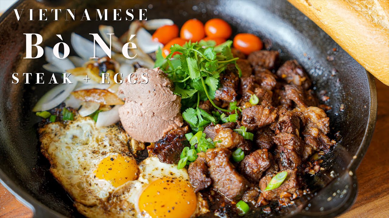 Vietnamese Sizzling Steak & Eggs (Bò Né) – The Ultimate Breakfast!
