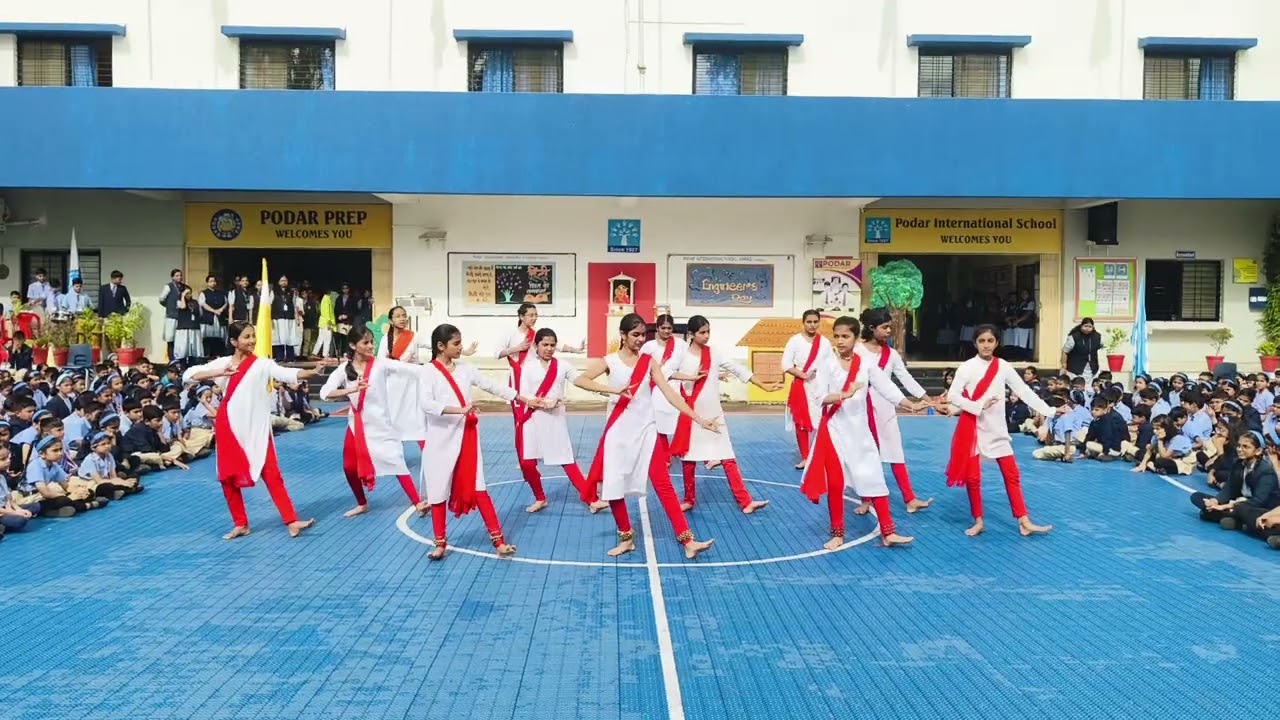 HINDI DIVAS CELEBRATION l हिंदी दिवस l25-26 l karad l PIS KARAD l V9 Company l HINDI DIVAS DANCE NEW