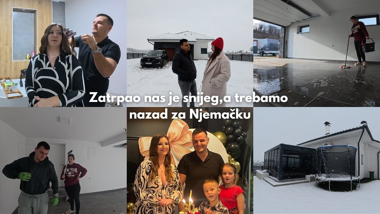 Zatrpao nas je snijeg,a trebamo nazad u Njemačku ❄️☃️