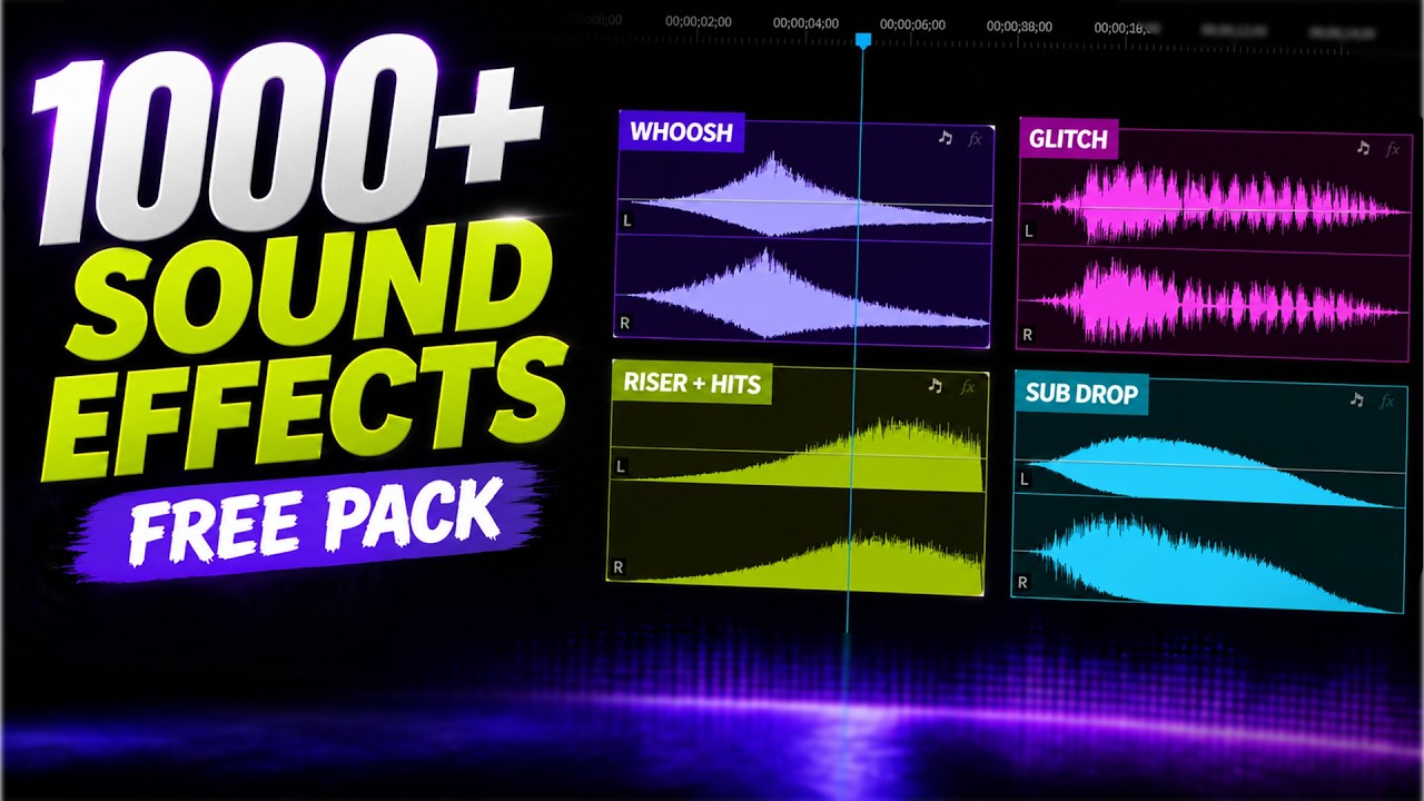 1000+ FREE Sound Effects Every Video Editor Needs in 2026