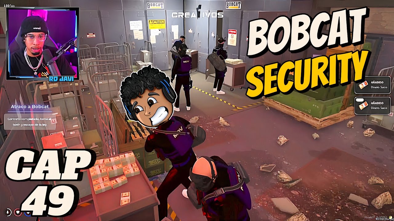 RDjavi: Asaltamos La Bobcat Security Y Desatamos El Caos Con La Policía | GTA RP