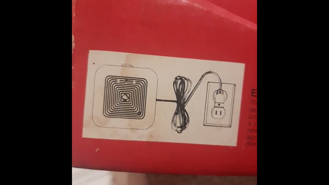 The GE Home Sentry smoke alarm model 8203 001 from 1977 Part 1