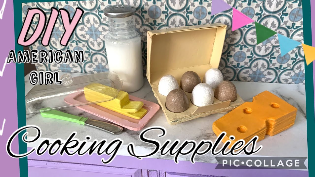 Кулинарные принадлежности American Girl своими руками 🪺🧈🧀🥛