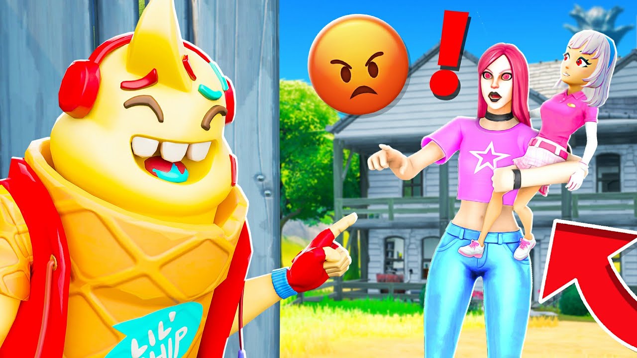 J'ESPIONNE cette YOUTUBEUSE et SA FILLE !! ELLE PÈTE UN CÂBLE !! (Fortnite Saison 6)
