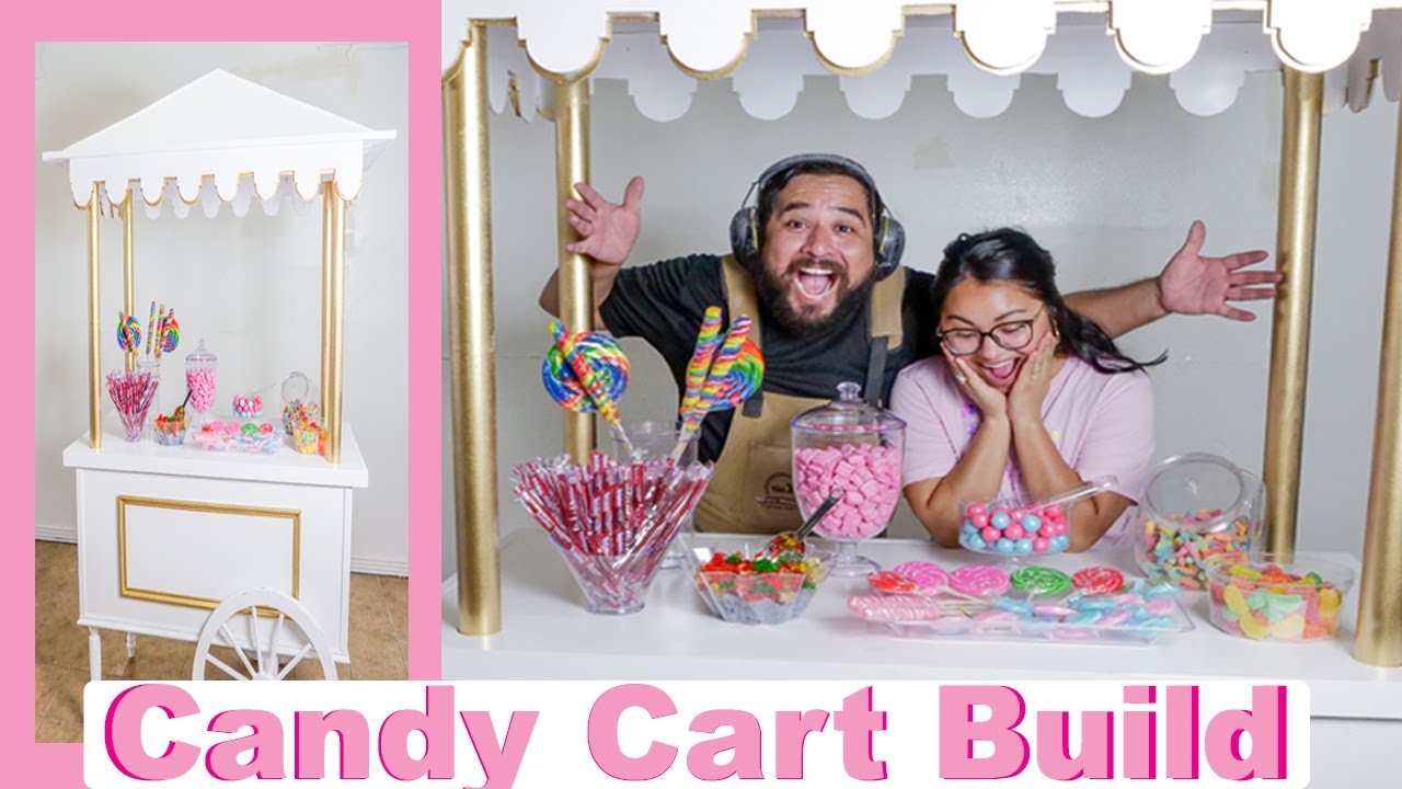 How I built my DIY Candy Cart for Our Event Rental Business