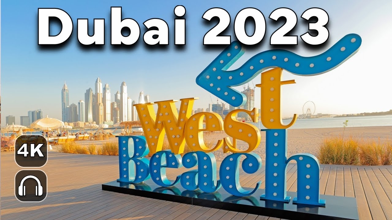 Jumeirah West Beach 2023 🇦🇪 4K #jumeirahbeach