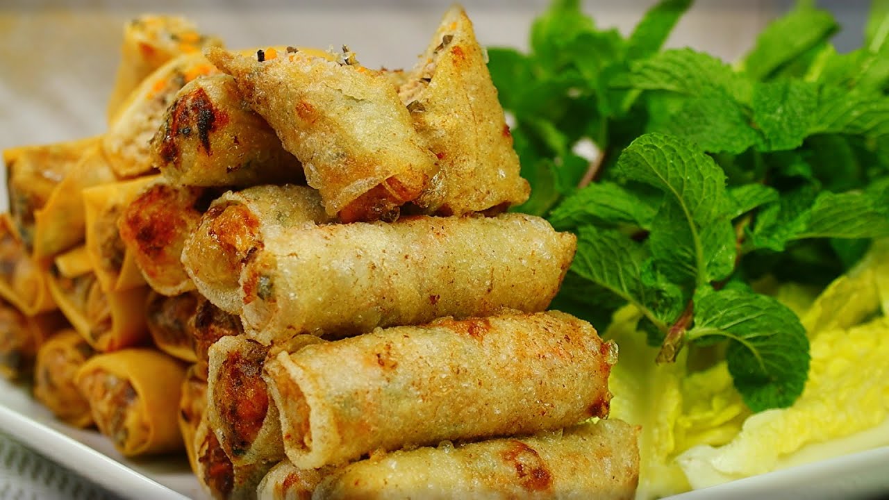 Vietnamese Egg Rolls (Chả Giò), Making Two Types of Egg Rolls!