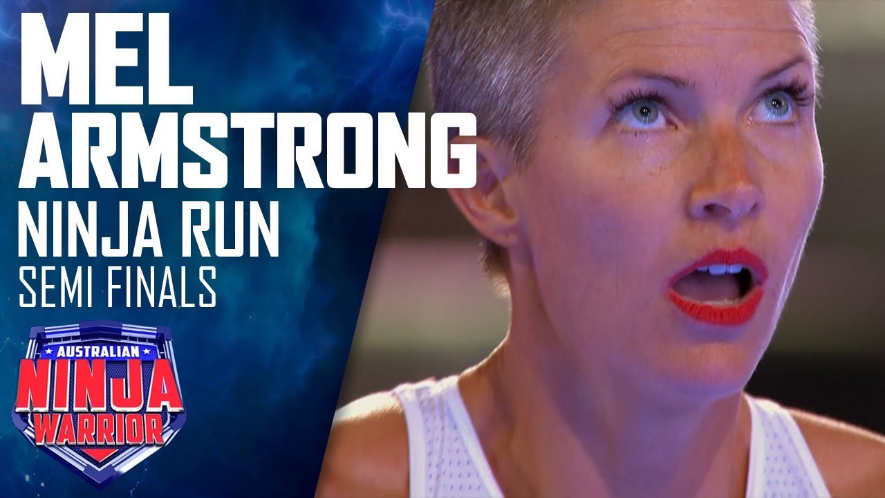 Former Olympian Mel Armstrong reaches the Warped Wall  | Australian Ninja Warrior 2019