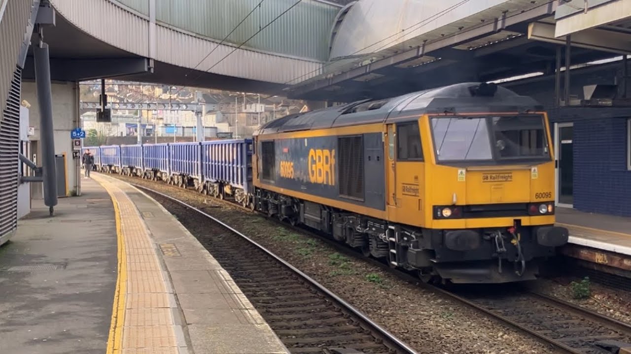 *First Class 60 Up To Machen Quarry in Years* Trains at Newport (South Wales) 17/2/26