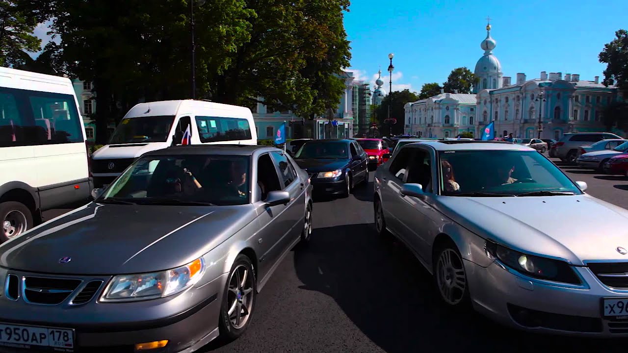 Saab Fest 15 Saint-Petersburg (Парад Саабов 2015)