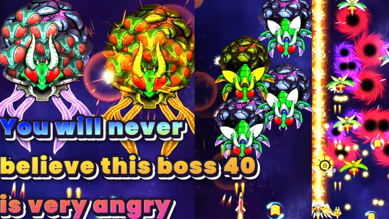 I spend 3 days studying the boss 40 Space shooter By Spiderlord Official