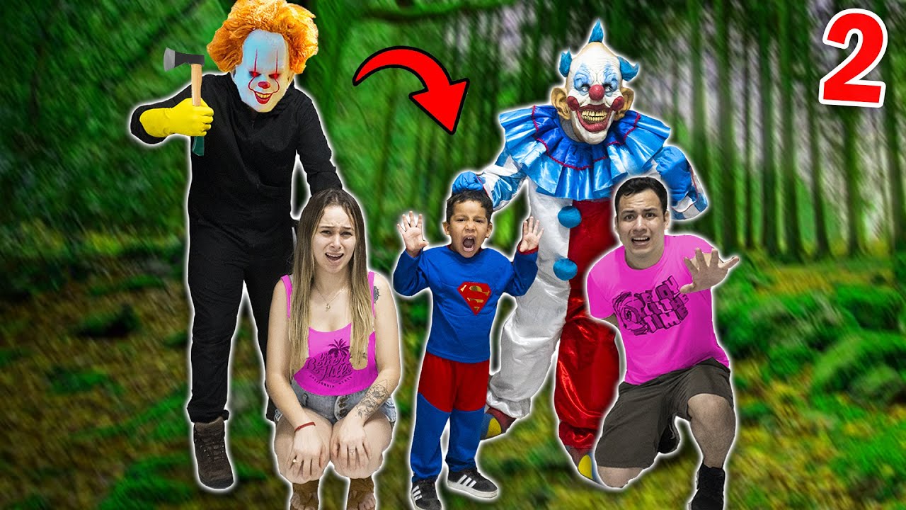 LOS PAYASOS ASESINOS DE ALEJO IGOA NOS ATACAN EN EL BOSQUE !!