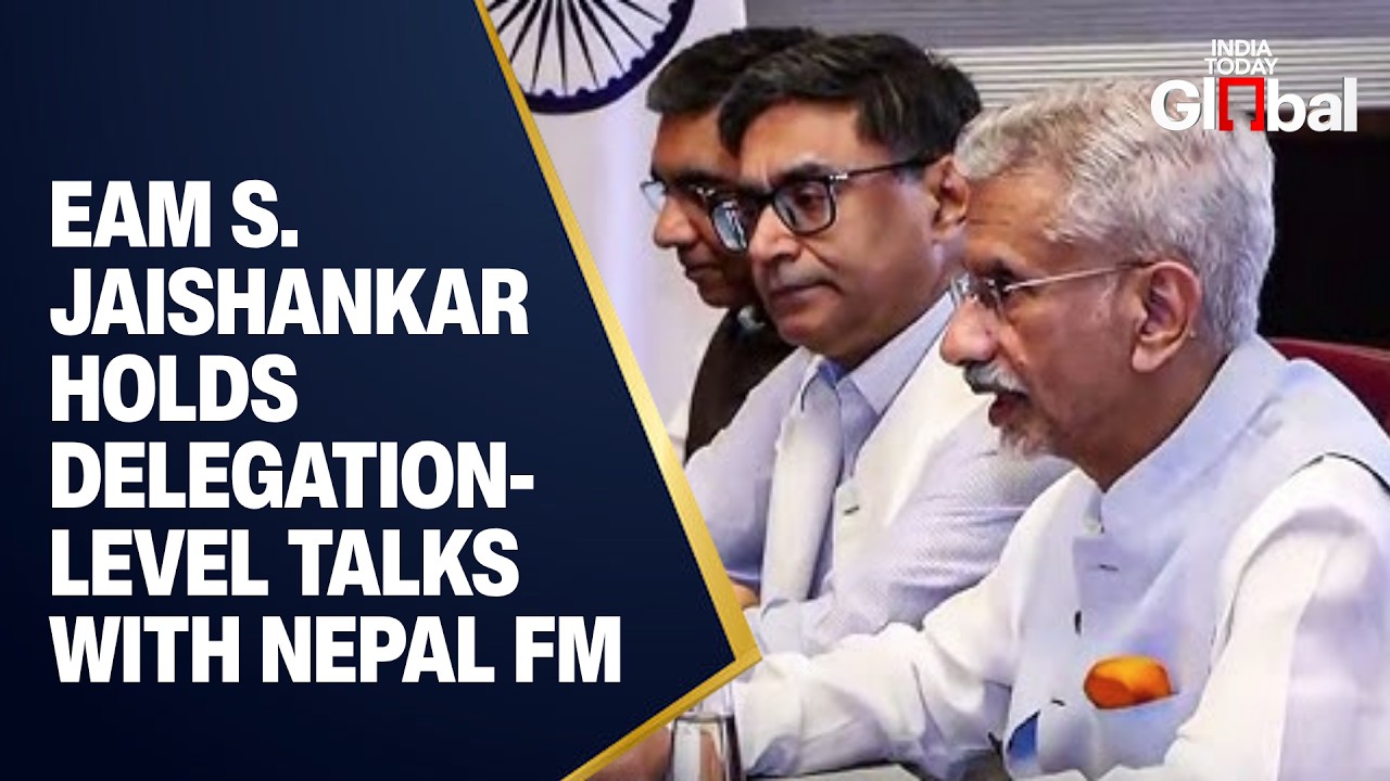 LIVE: EAM S. Jaishankar Holds Delegation-Level Talks with Nepal Foreign Minister Shisir Khanal