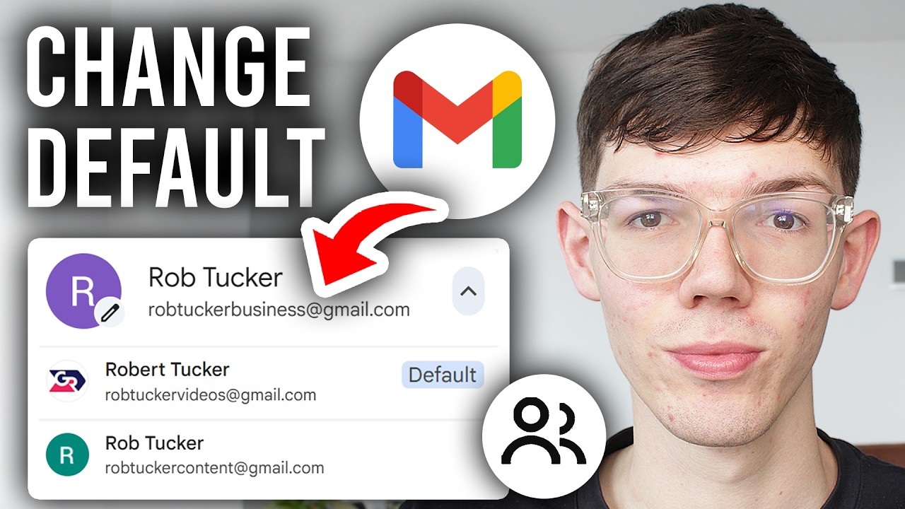 How To Change Default Gmail Account - Tutorial