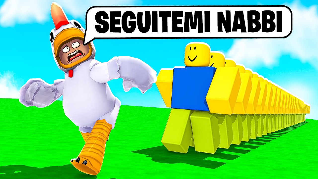 IL MIO ESERCITO DI NABBI SU ROBLOX!!