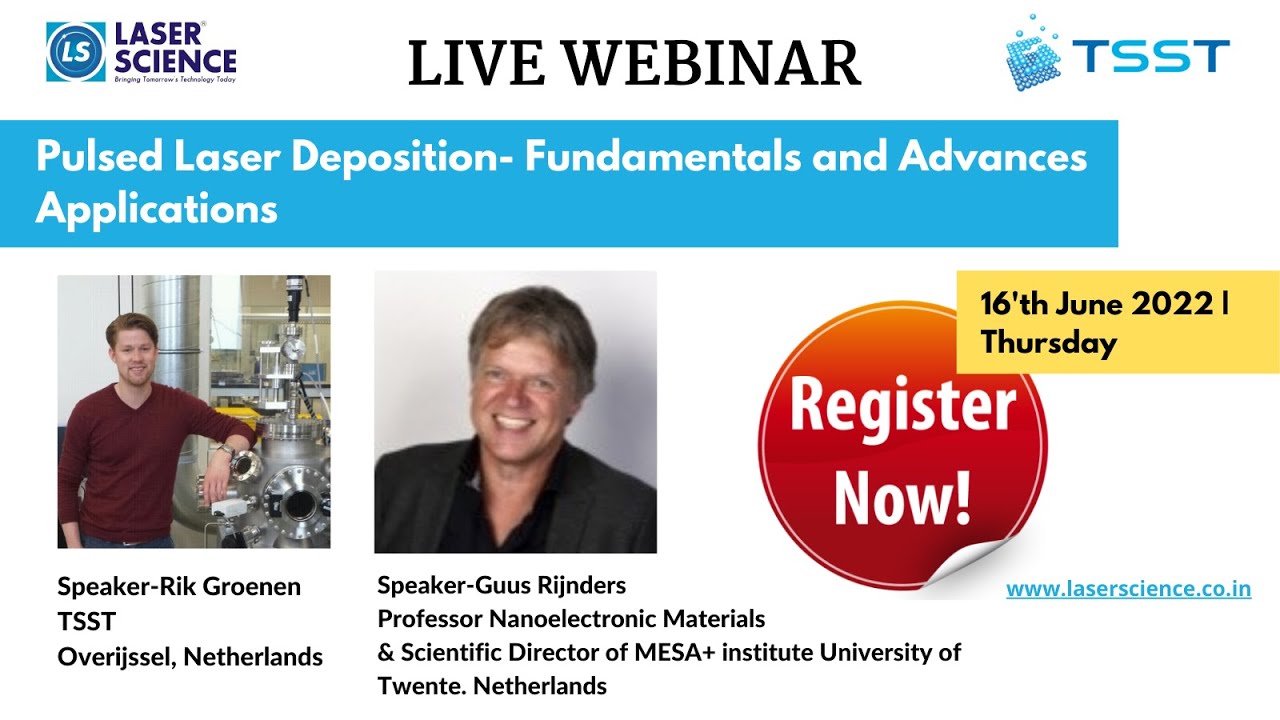 Webinar-Pulsed Laser Deposition- Fundamentals and Advances Applications