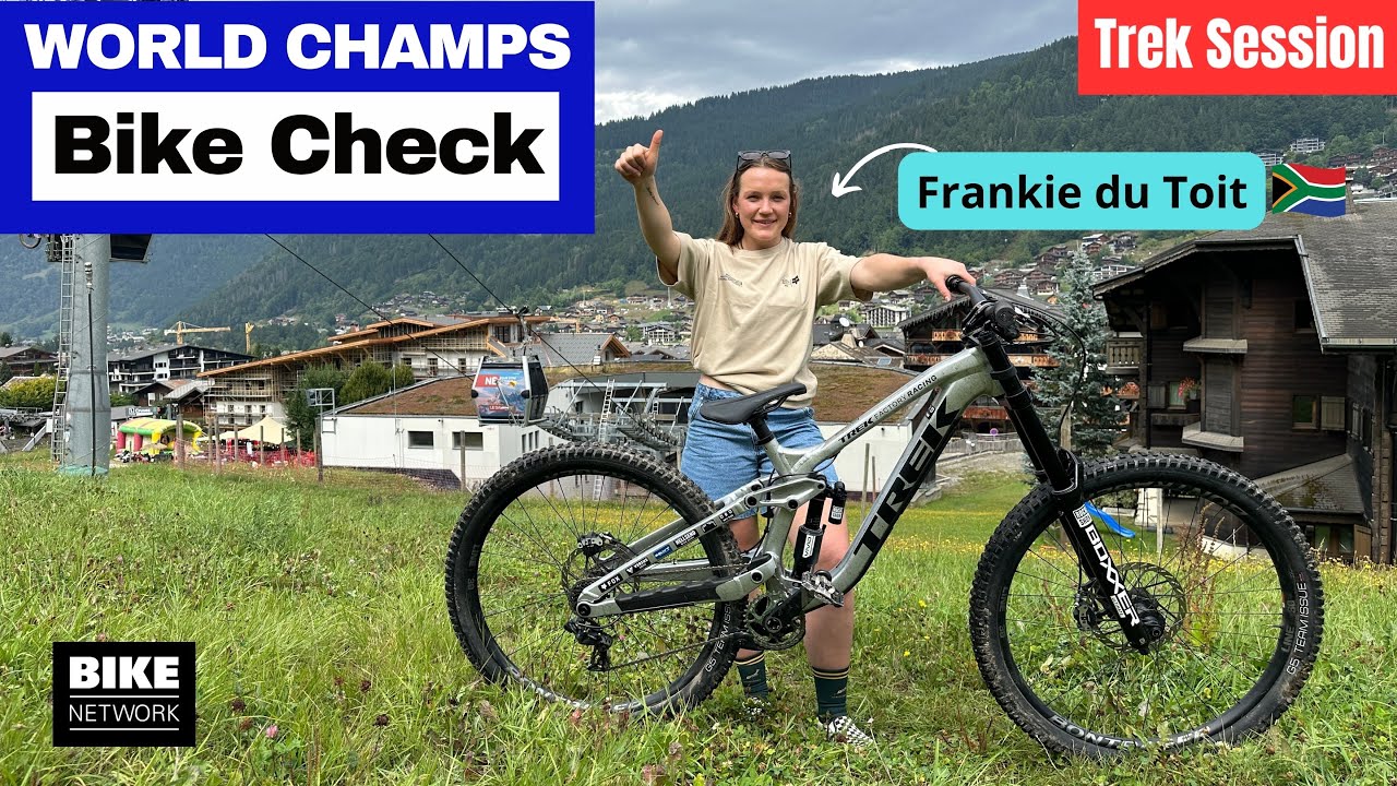 Trek Session | 16x National Champion Frankie du Toit talks through her bike setup #Morzine #LesGets