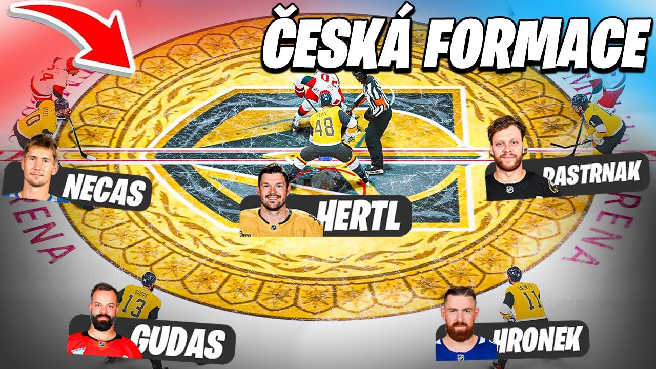 Vytvořil jsem Nejlepší Českou Formaci v NHL! 🏆📈