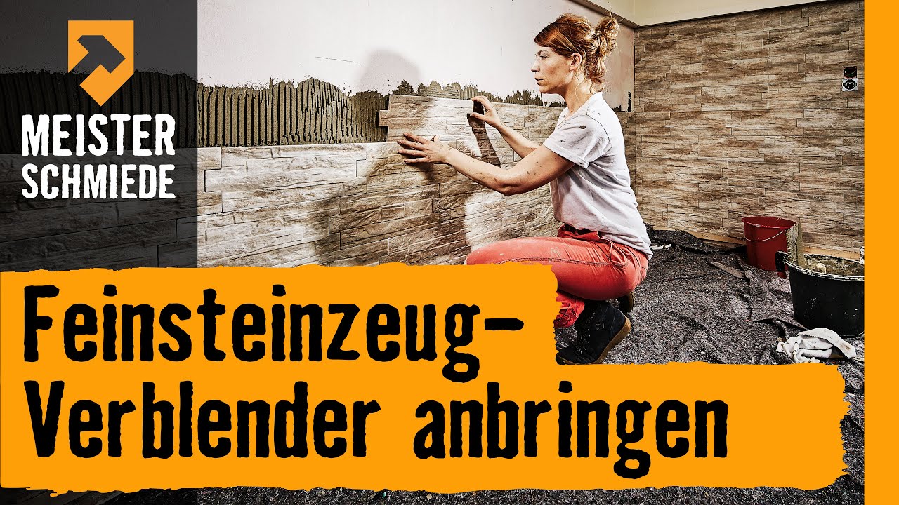 HORNBACH Meisterschmiede - Feinsteinzeug-Verblender anbringen
