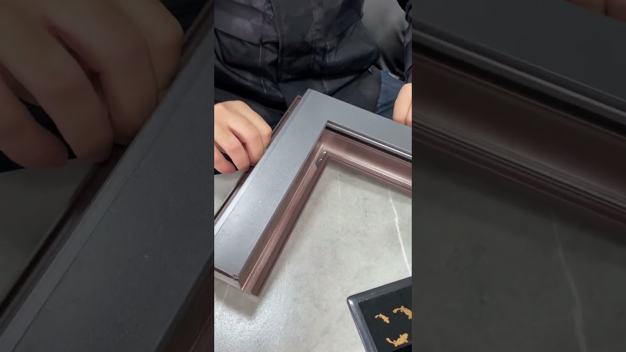 Aluminum Windows Corner Connector Assembly process