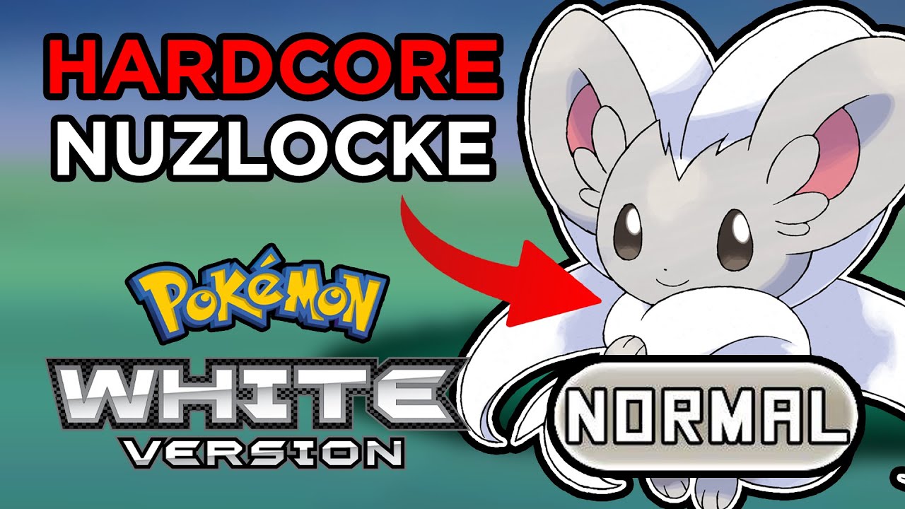 Pokemon White Hardcore Nuzlocke - Только обычные типы!!