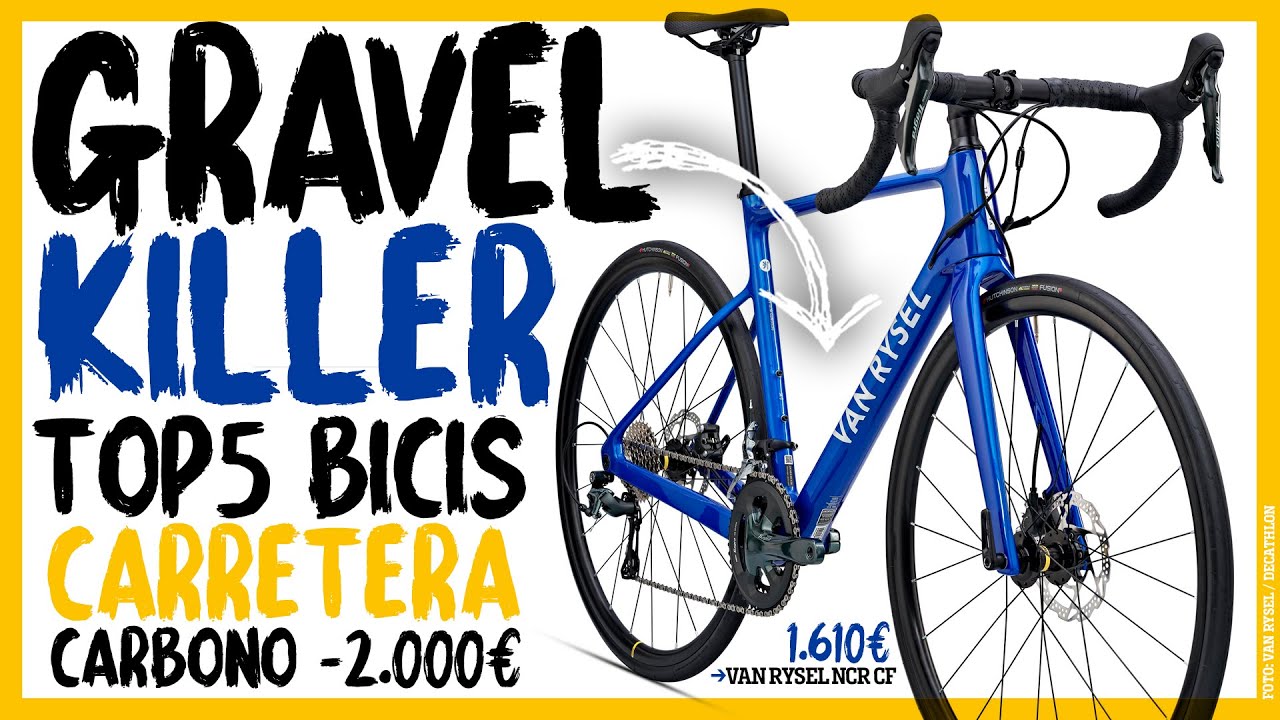 🤯 TOP5 BICIS CARRETERA de CARBONO BARATAS 🤑 CHOLLOS para CICLISMO de RUTA