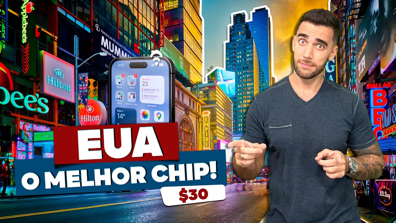 Melhor chip e eSIM de viagem para o EUA! Orlando, Miami, NY, Calif&oacute;rnia&hellip;