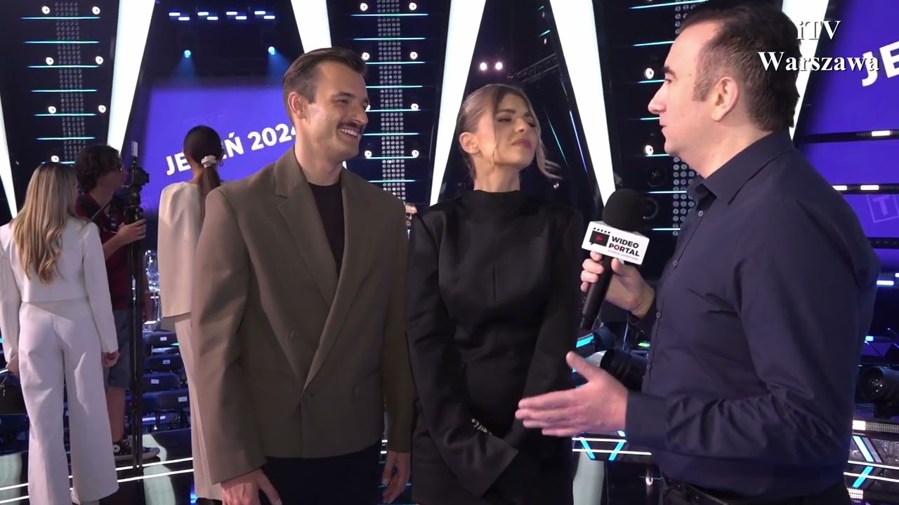 Jesienna Ram&oacute;wka TVP 2024-Agnieszka Dziekan i Błażej Stencel.