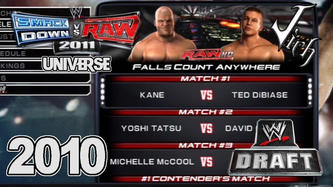 SmackDown vs. RAW 2011 Universe | 2010 WWE Draft