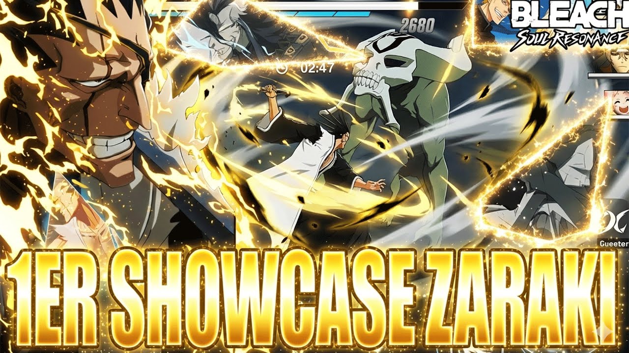 SHOWCASE DECOUVERTE A CHAUD ZARAKI B0 A1 CS 1 STAMP LVL 25 ! BLEACH SOUL RESONANCE