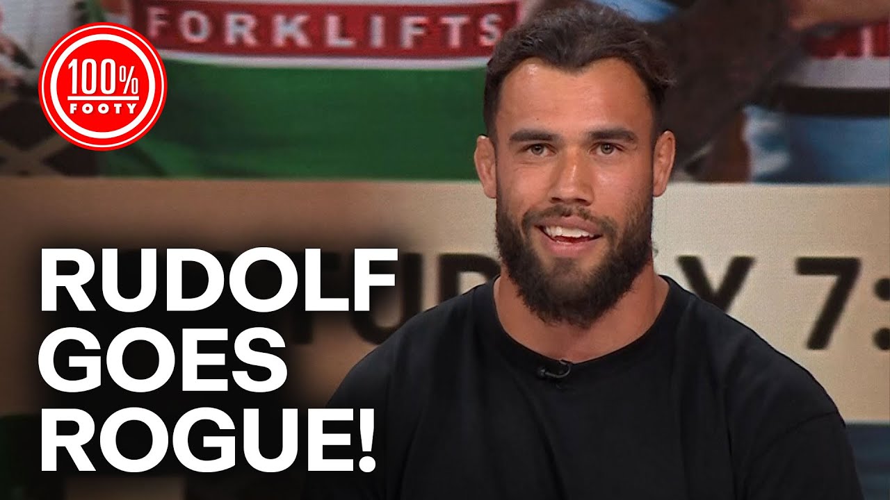 Toby Rudolf steals the show with OUTRAGEOUS interview! 😅 | 100% Footy