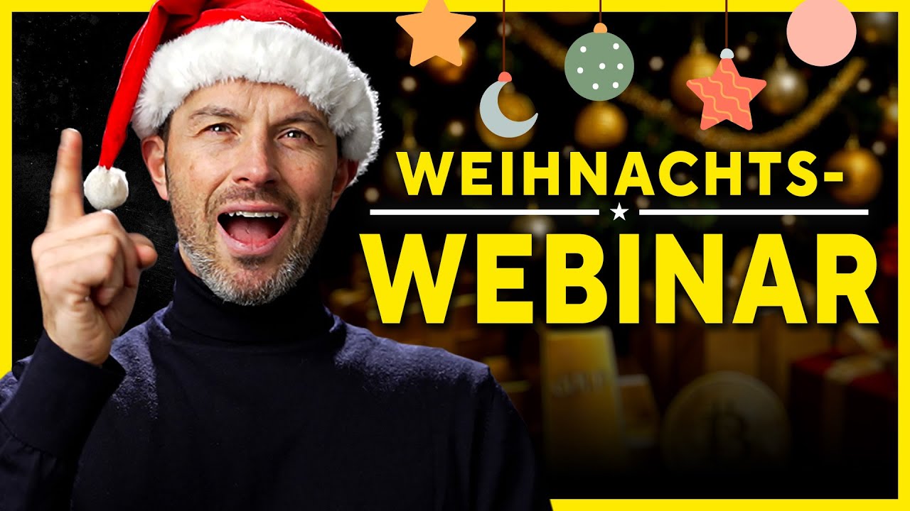 Finanzm&auml;rkte 2026, Bitcoin, Gold, &Ouml;l - das Webinar zur finanziellen Intelligenz