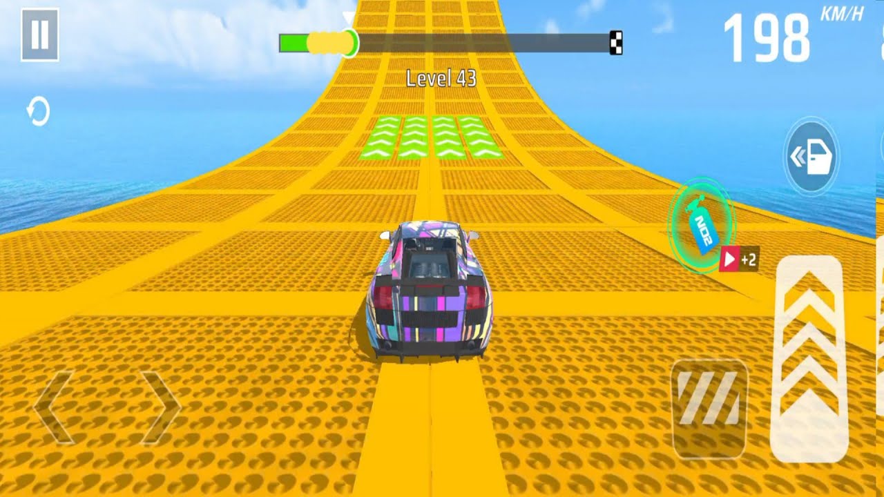 Red Ramp Car Racing Flyover 3D Gameplay _ Android | Ramp Car Stunts Racing Video Car Simulator  #