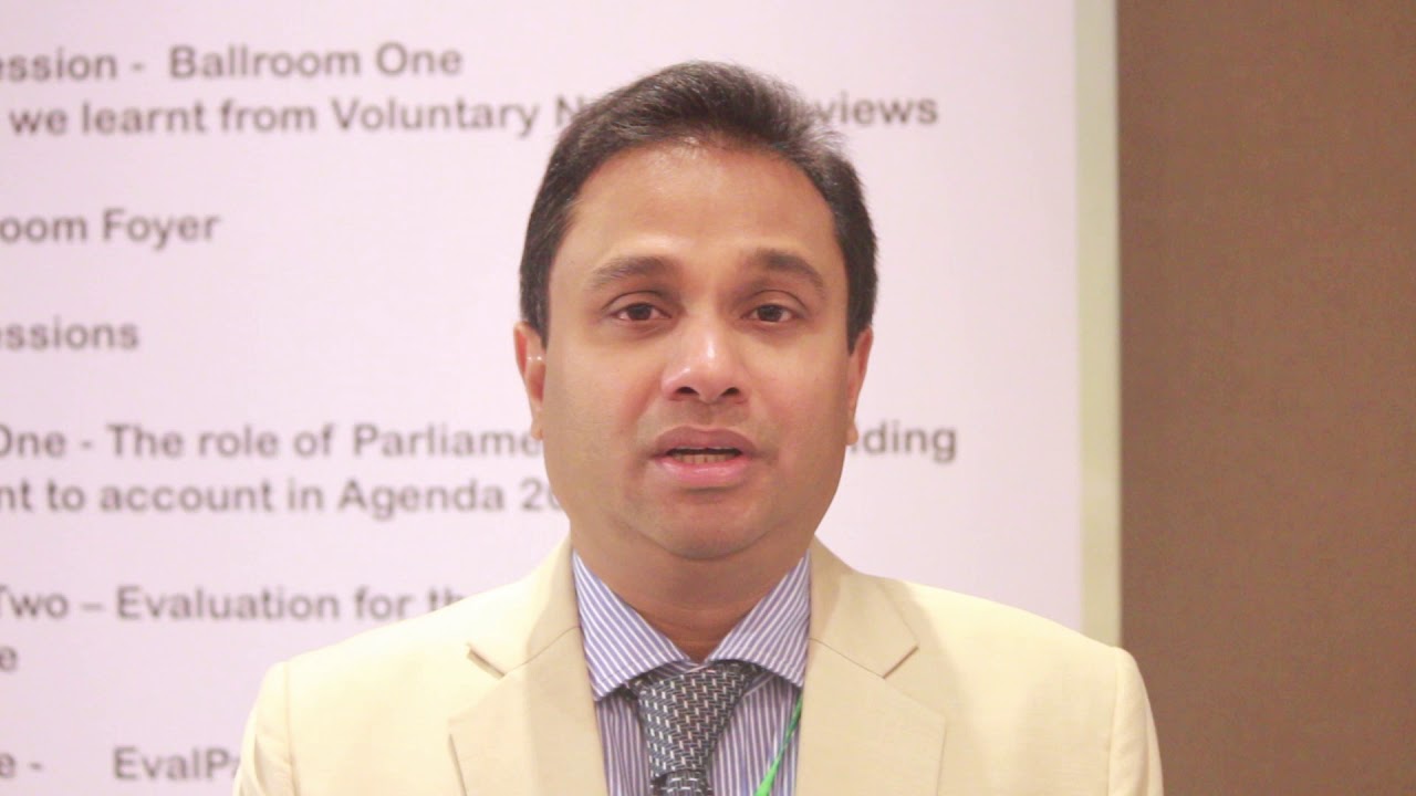 Hon  Mayantha Dissanayake at EvalColombo2018