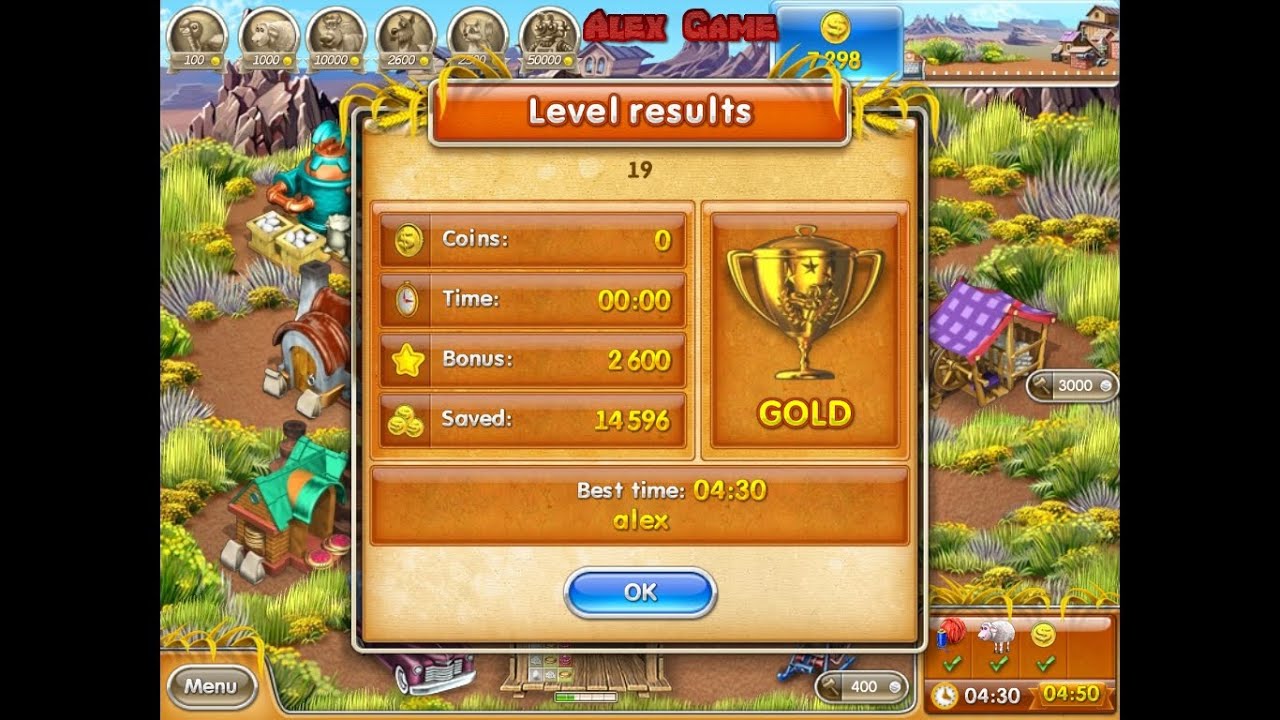 Farm Frenzy 3 American Pie (level 19) only GOLD Веселая ферма 3 Американский пирог Уровень 19 Золото