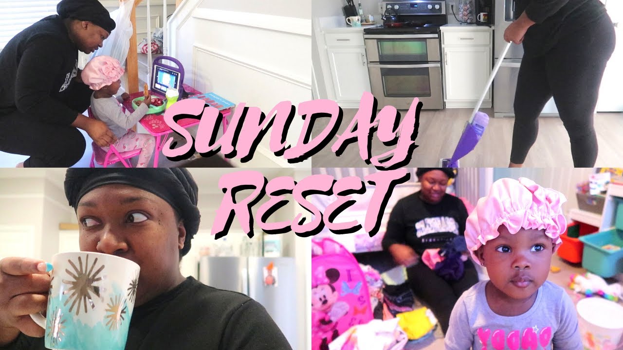 REALISTIC Sunday Reset/Routine | Mom Edition | Cleaning & Laundry + Let's Chat Friend!