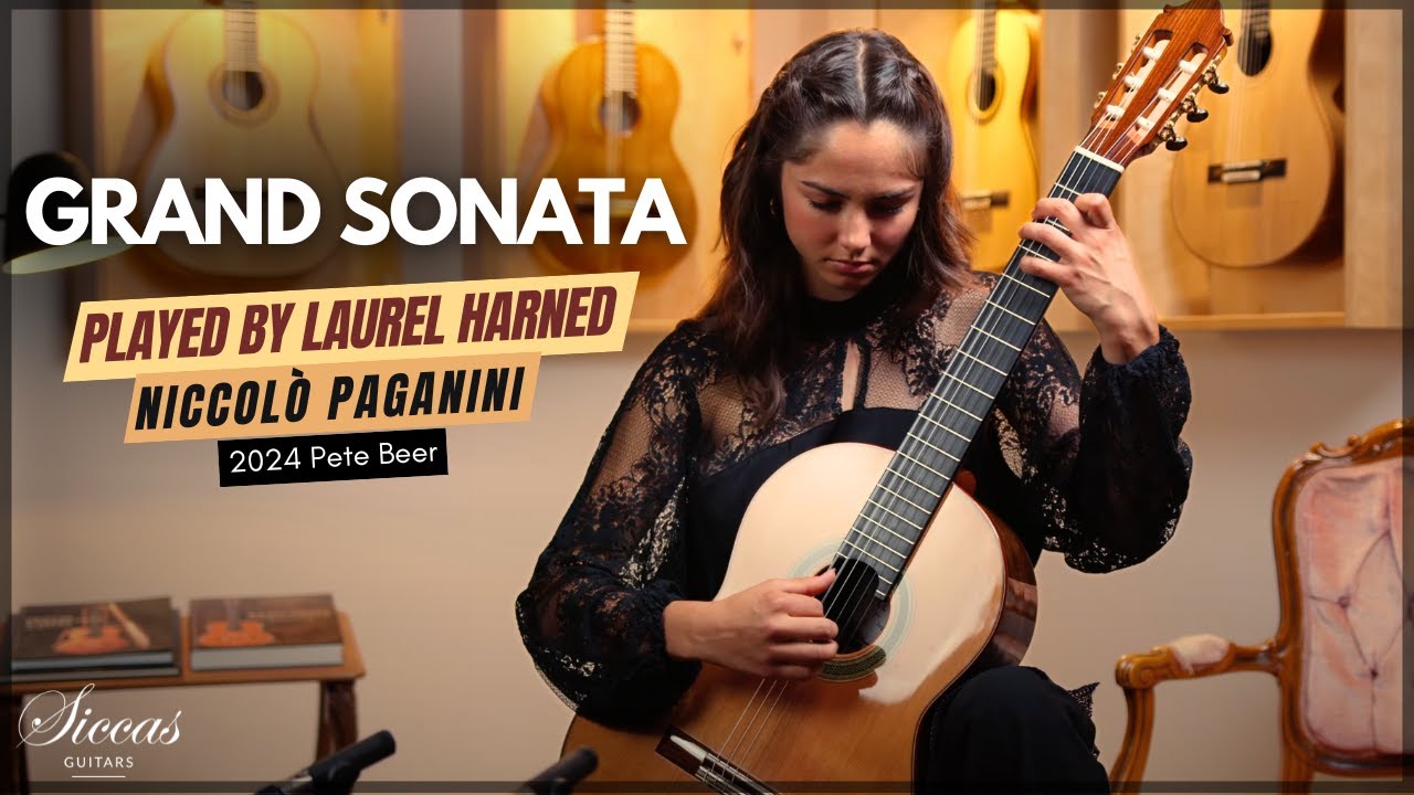 Laurel Harned plays Grand Sonata (1. Allegro Risouto) by N. Paganini on a 2024 Pete Beer Guitar