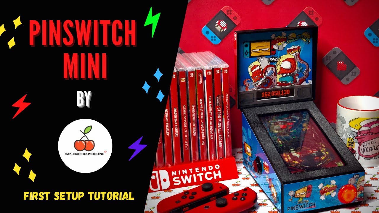 New PinSwitch mini tuto first setup and  gameplay