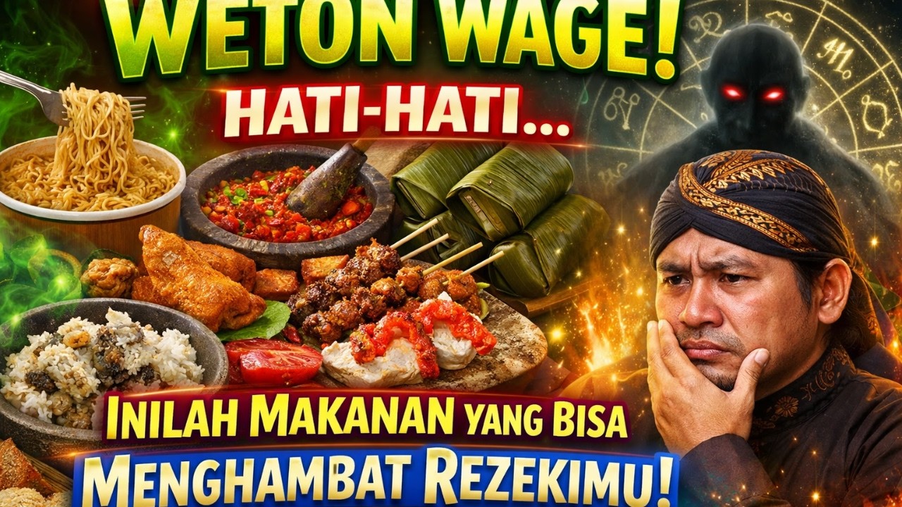 WETON WAGE!! HATI-HATI INI MAKANAN BISA MENGHAAMBAT REZEKIMU!