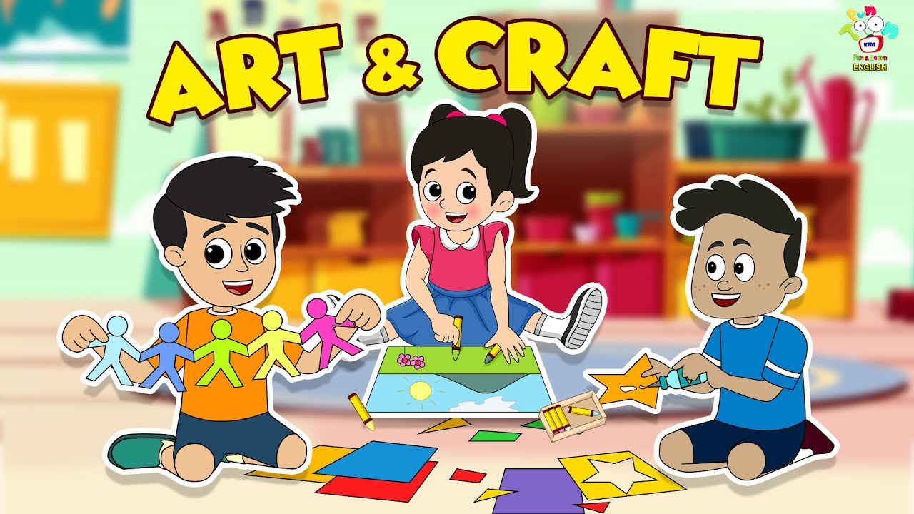 Art & Craft With Gattu Chinki | Nonstop Craft Stories | English Moral Stories | English Cartoon