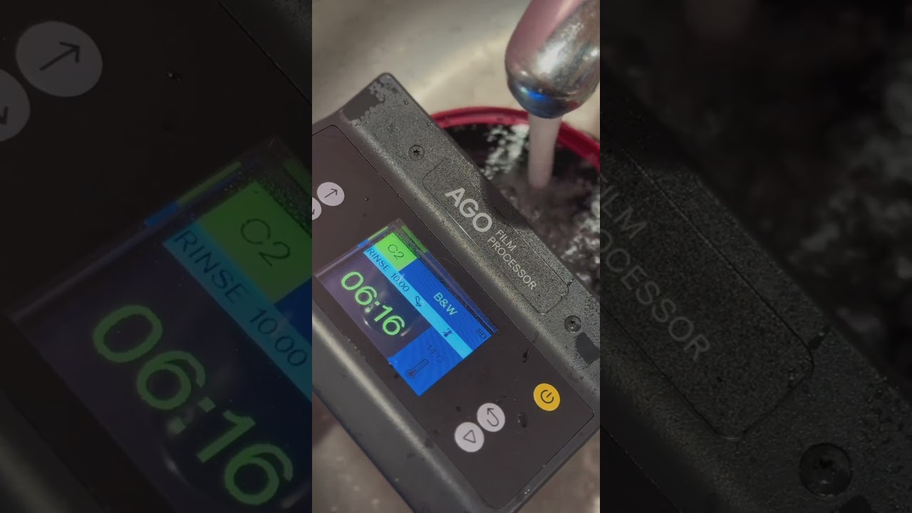 Film developed with AGO Film Processor