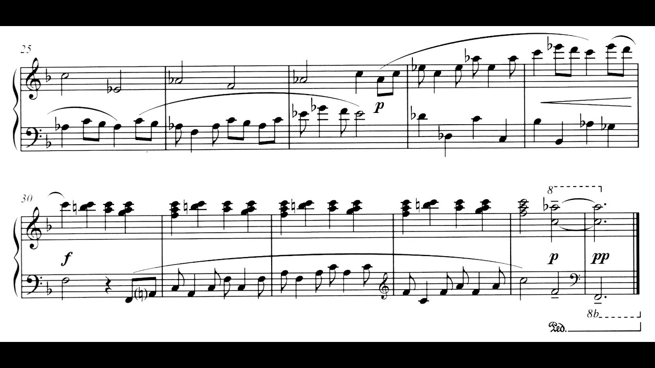 Peter Maxwell Davies - A Postcard from Sanday for Piano, Op. 318 (2012) [Score-Video]
