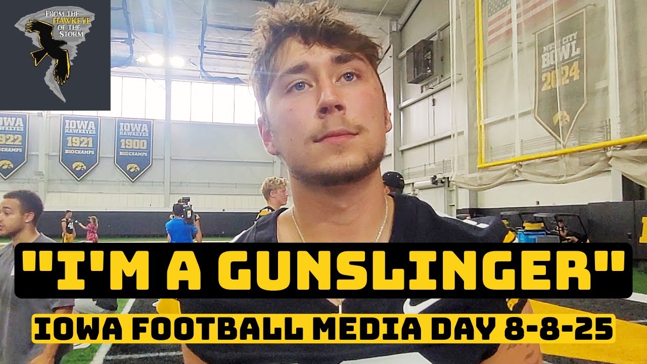 THE FUTURE AT QUARTERBACK? | Iowa Football QB Jeremy Hecklinski talks 'PHENOMENAL' receiver room