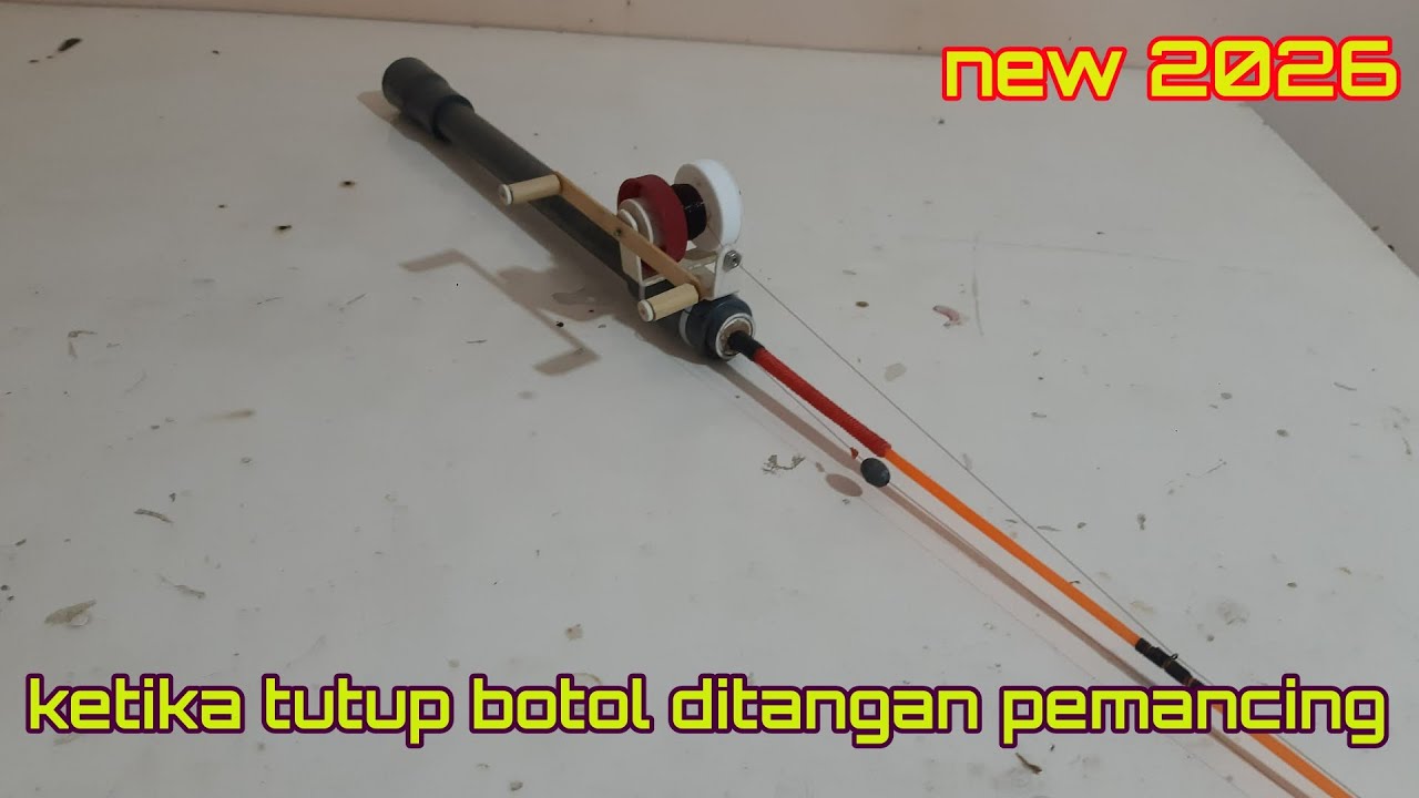 Cara membuat reel pancing bc sendiri dari barang2 barang bekas
