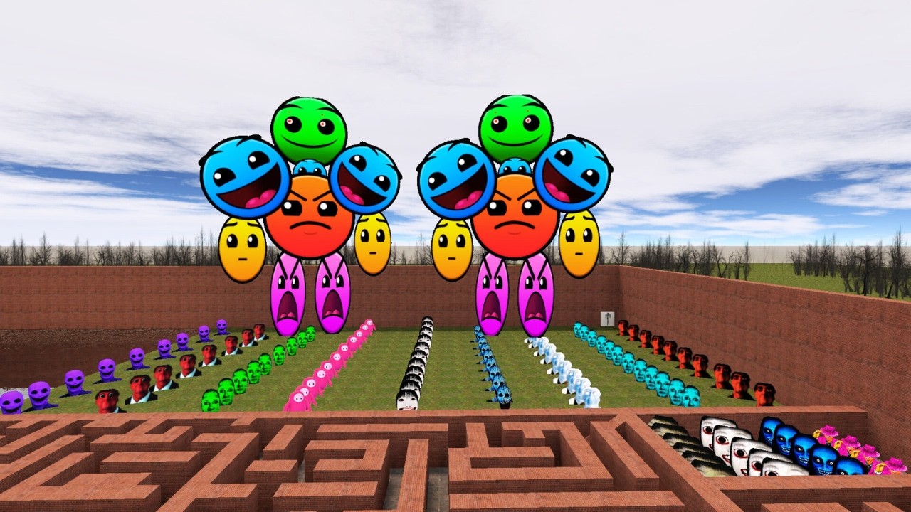 Surviving the Impossible Maze | GMod Sandbox Long Gameplay PlayZone